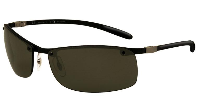 Foto Gafas de sol Ray Ban Carbon Fibre RB8305 082/9A 63 DK-GRY/GRN