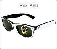 Foto Gafas de sol Ray Ban RB 2132 Acetato Negro Blanco Ray Ban gafas de sol para hombre
