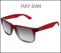 Foto Gafas de sol Ray Ban RB 4165 Acetato Rojo Ray Ban gafas de sol para hombre