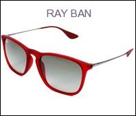 Foto Gafas de sol Ray Ban RB 4187 Metal Rojo Ray Ban gafas de sol para hombre