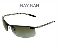 Foto Gafas de sol Ray Ban RB 8305 De fibra de carbono Gris Ray Ban gafas de sol para hombre