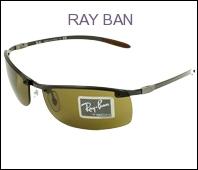 Foto Gafas de sol Ray Ban RB 8305 De fibra de carbono Marrón Ray Ban gafas de sol para hombre