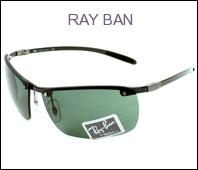Foto Gafas de sol Ray Ban RB 8306 De fibra de carbono Negro Ray Ban gafas de sol para hombre