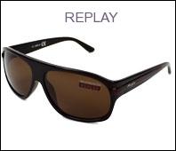 Foto Gafas de sol Replay RE 356 SAcetato Marrón Replay gafas de sol para hombre