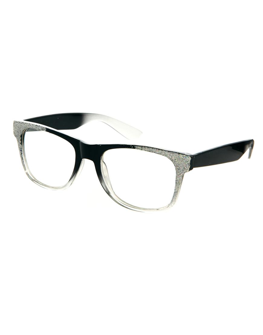 Foto Gafas en negro transparente y brillantina de Jeepers Peepers Black ...