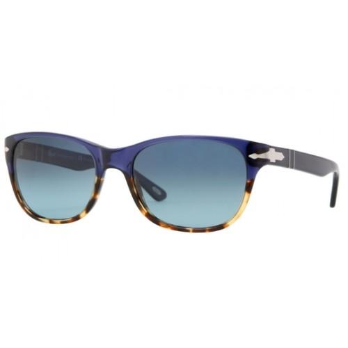 Foto Gafas persol po3020 havana y azul con lentes azul degradado polarizado