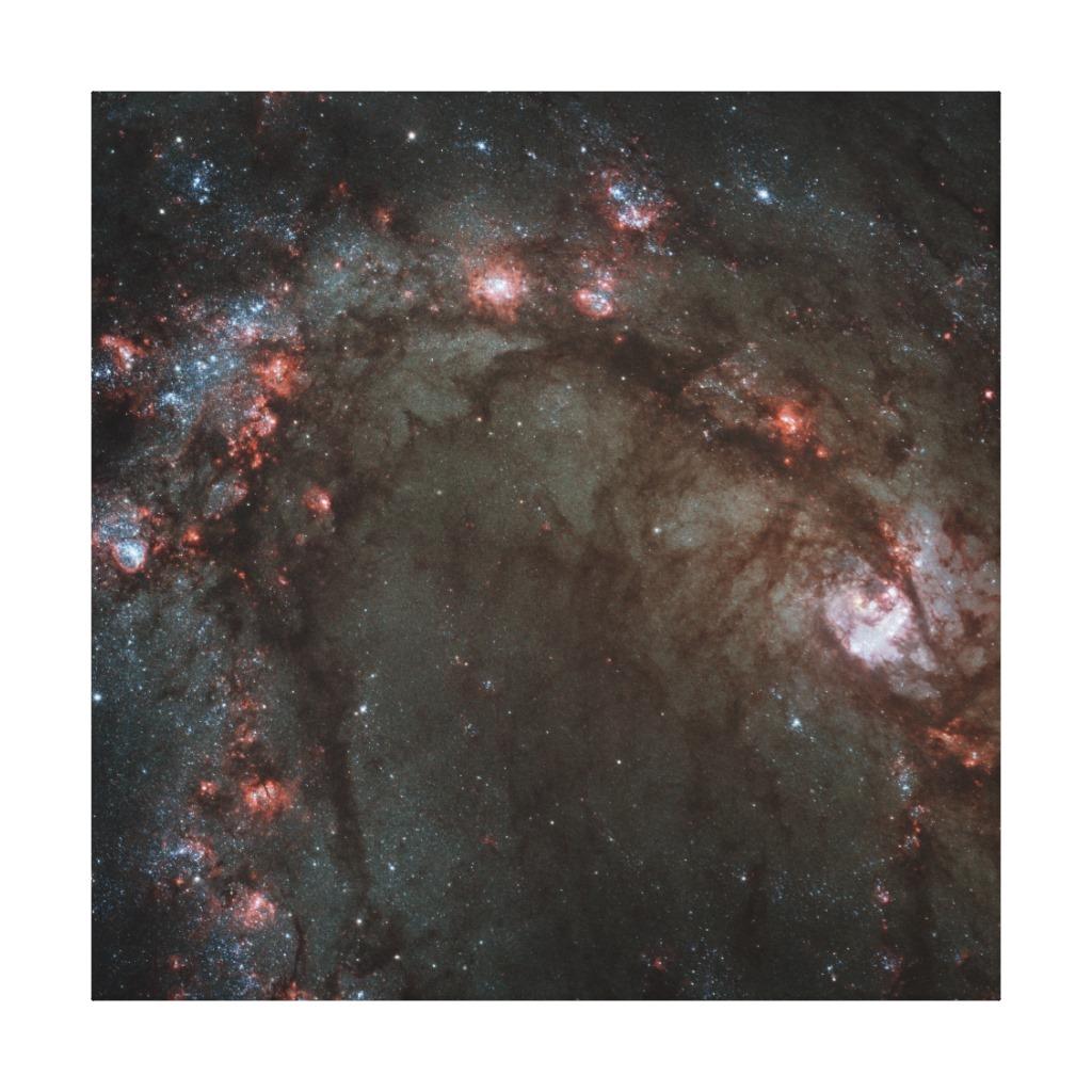 Foto Galaxia espiral Impresiones De Lienzo