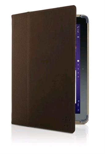 Foto Galaxy Tab 7In Folio Leather Tpu Brown
