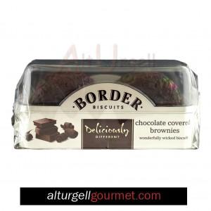 Foto Galletas brownie cubiertas de chocolate Border Biscuits