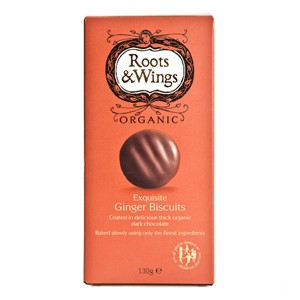 Foto Galletas chocolate y jengibre 130gr. Roots and Wings