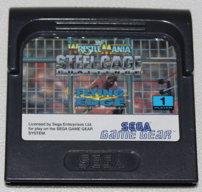 Foto Game Gear ★ Wwf Steel Cage ★ Pal ★ Sega ★ Cartucho