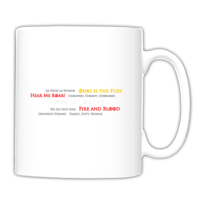 Foto Game Of Thrones Quotes Taza