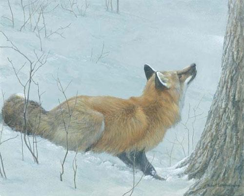 Foto Game Over Fox and Maple by Robert Bateman