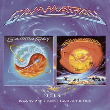 Foto Gamma Ray: Insanity and genius / Land of the free - 2-CD