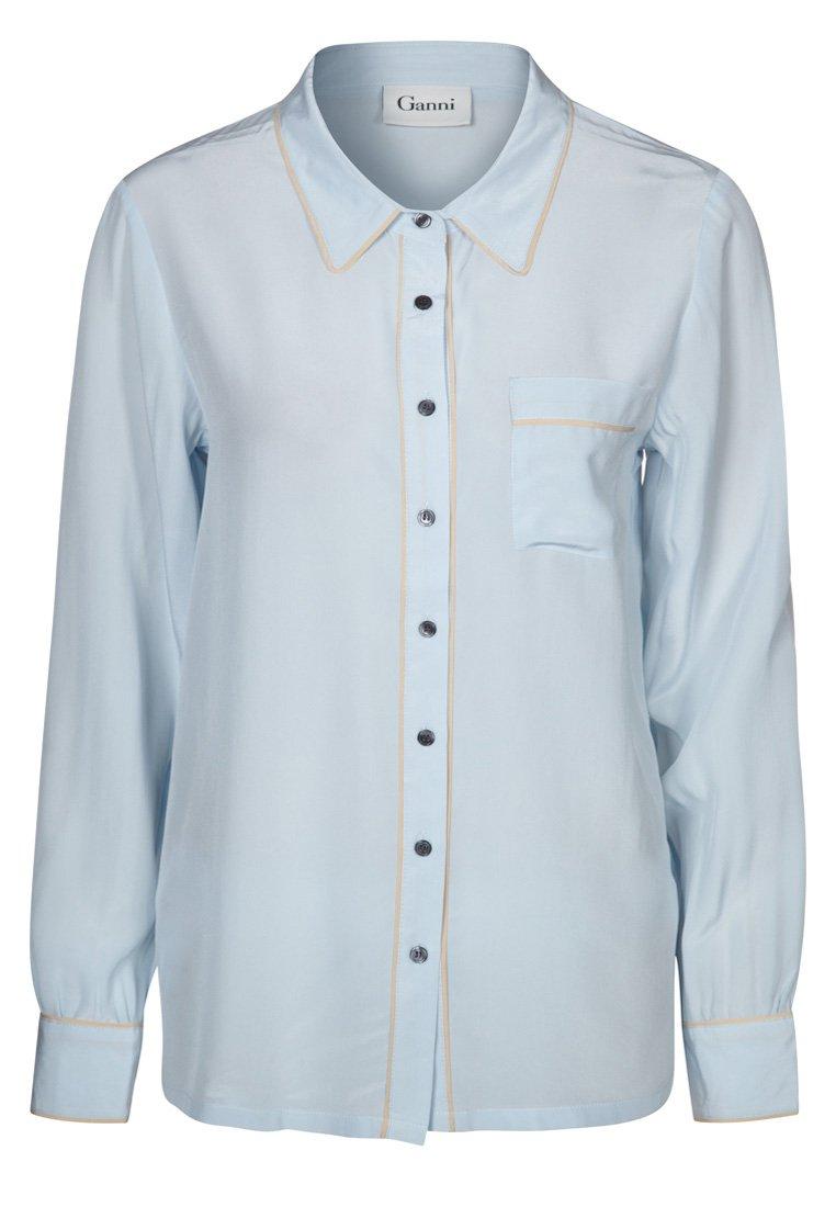 Foto Ganni SILKY Camisa azul