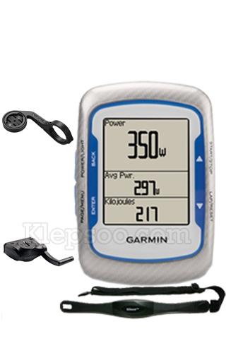 Foto Garmin Gps Edge Gps Edge 500 Bianco/blu Con Fascia Cardio + Sensore Relojes