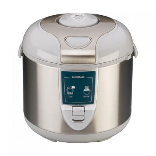 Foto Gastroback Rice Cooker 42518 ( Stainless Steel / White)