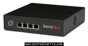 Foto Gateway VoIP (Voz sobre IP) beroNet BFSB2XO 2 FXO para línea, 1 LAN, S