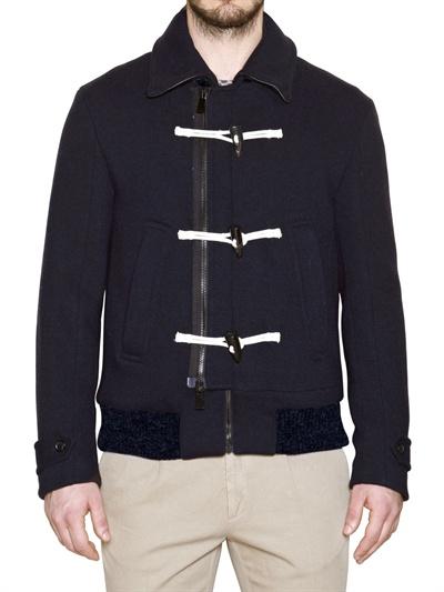 Foto gazzarrini wool, cashmere & jersey blend jacket