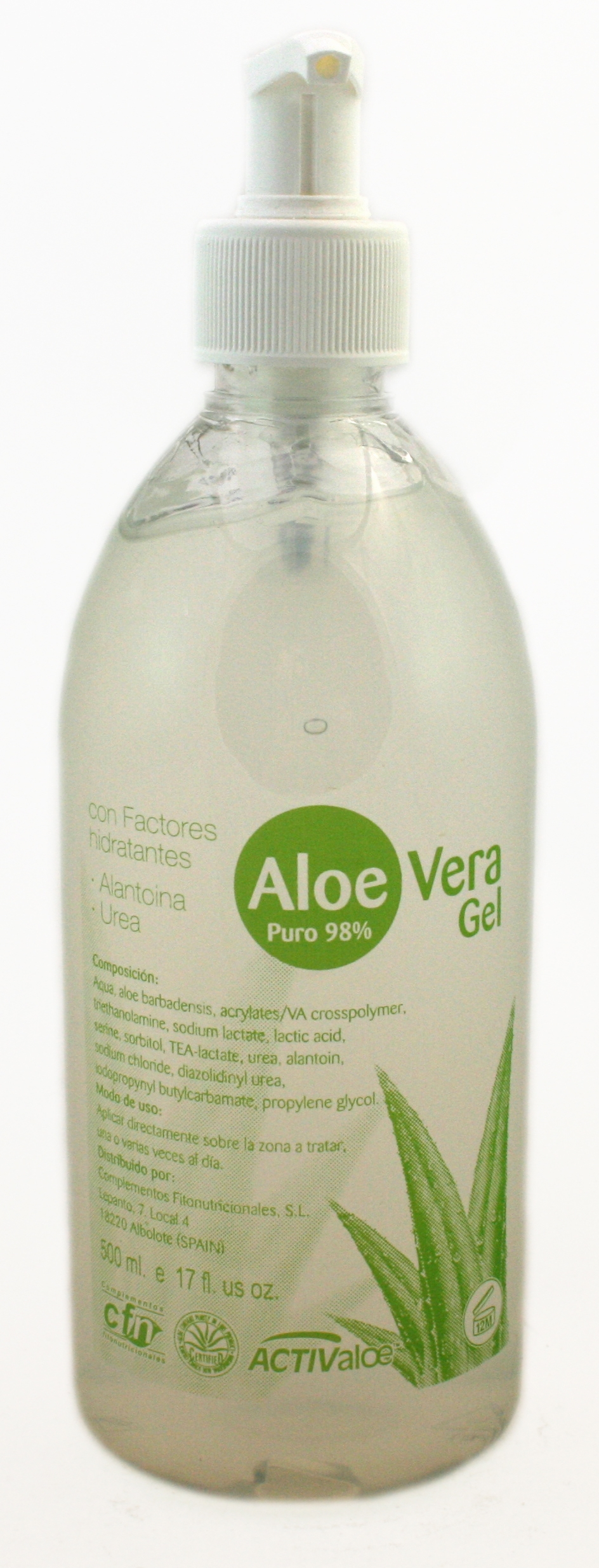 Foto GEL ALOE VERA 500ML DOSIFIC. CFN