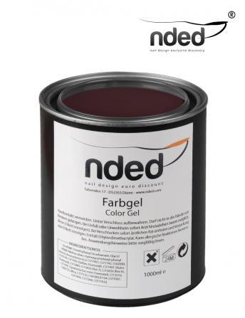 Foto Gel de color EDITION de NDED Toskana Wine | 1000 ml Gel UV y Gel