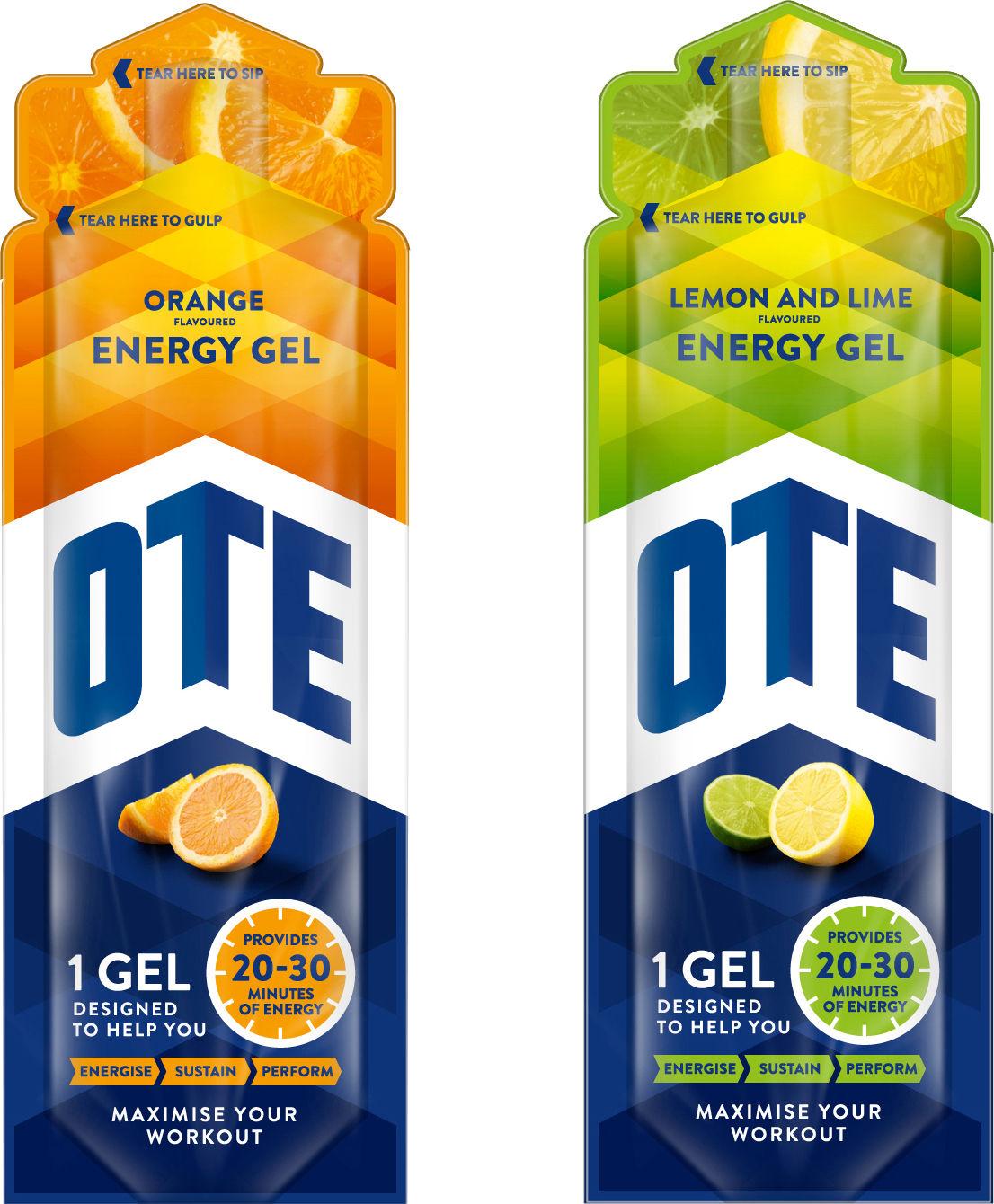 Foto Gel energético con carbohidratos OTE Sports (20 x 56 g) - Lemon/Lime