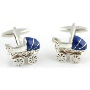 Foto Gemelos carrito Bebé Azul