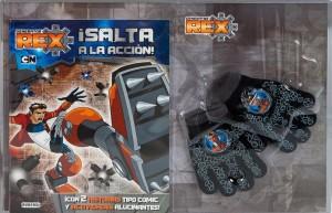 Foto Generator Rex. Blíster con libro de actividades y guantes