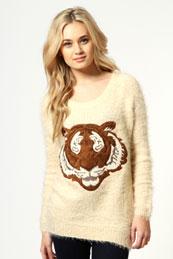 Foto Georgia Tiger Head Jumper