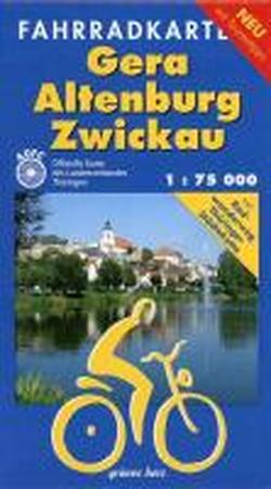 Foto Gera - Altenburg - Zwickau 1 : 75 000 Fahrradkarte