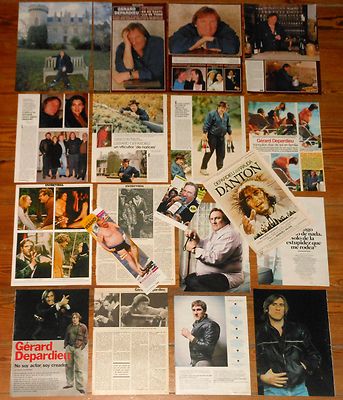 Foto Gerard Depardieu Spanish Clippings 1970s/2010s Candid Rare Photos Magazines Pict