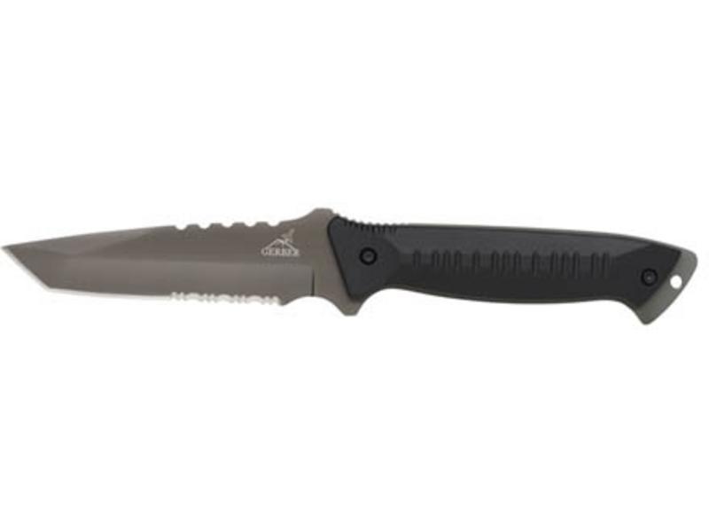 Foto Gerber Warrant Tanto Fixed Blade Knife (Black - Serrated Edge - Ca ...