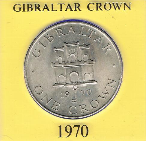Foto Gibraltar 1 Crown 1972