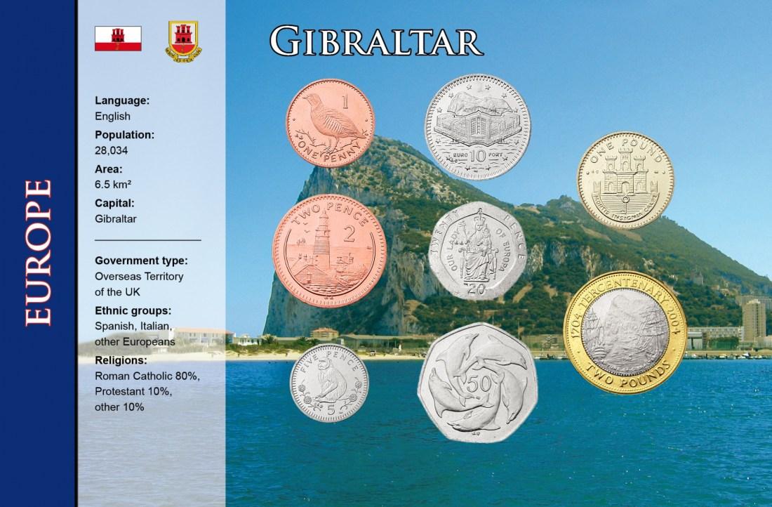 Foto Gibraltar 88 Pence / 3 Pound 1988-