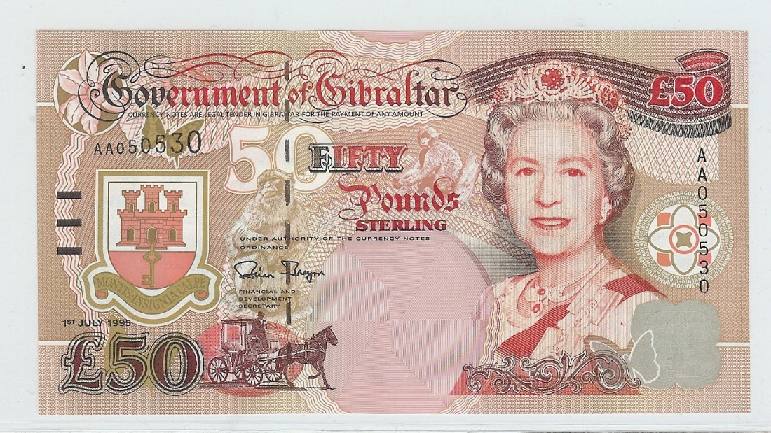 Foto Gibraltar £50 1995