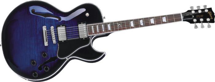 Foto Gibson ES-137 Classic Trans Blue Guitarra Electrica