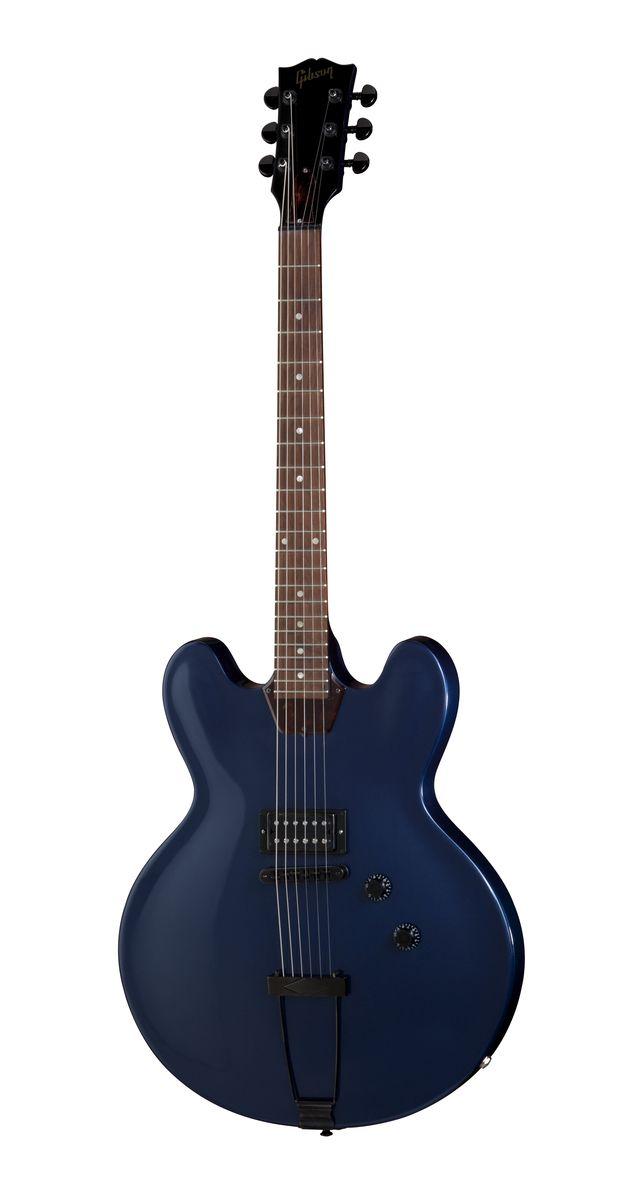 Foto Gibson Es-339 Studio Midnight Blue Guarniciones Black Chrome Con Cubie