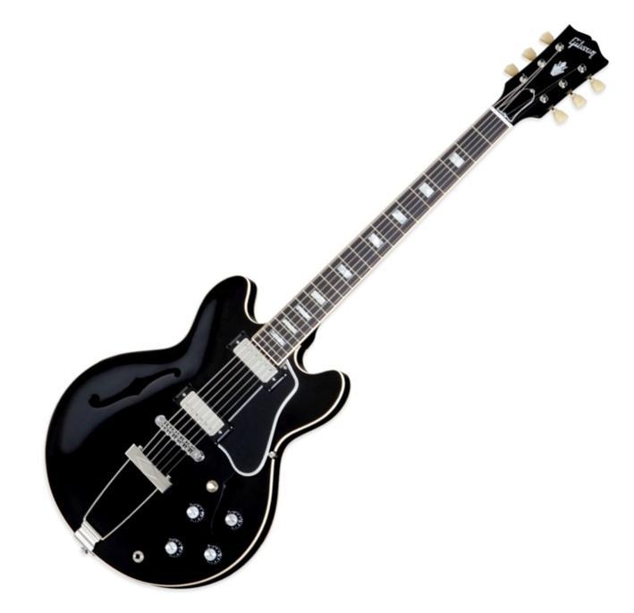 Foto Gibson ES-390 Plain - Ebony Vintage Gloss Guitarra Eléctrica
