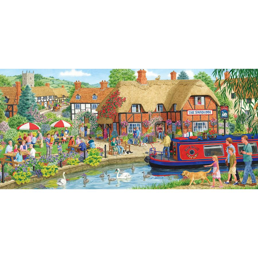 Foto Gibsons Games Lunch At The Swan Puzzle 636 Pieces
