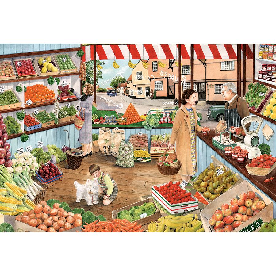 Foto Gibsons Games The Greengrocers Puzzle 500 Pieces
