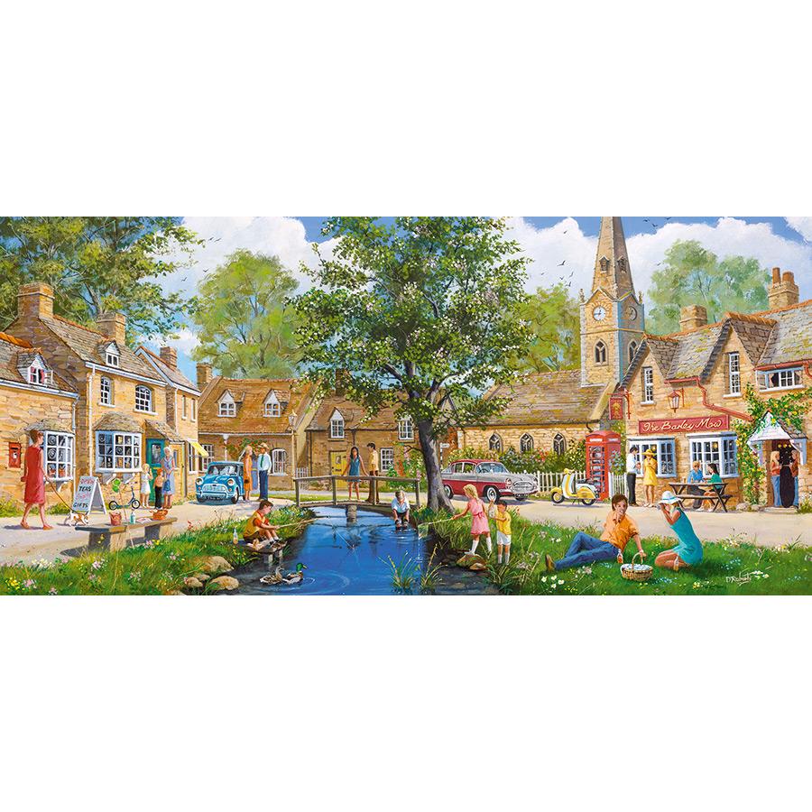 Foto Gibsons Games Village Weekend Puzzle 636 Pieces