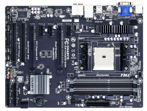 Foto Giga-Byte GA-F2A85X-D3H FM2 A85 ATX