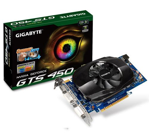 Foto GIGABYTE TG NV GTS450 GV N450 1GI 1GB GDDR5 8101620 PCIE