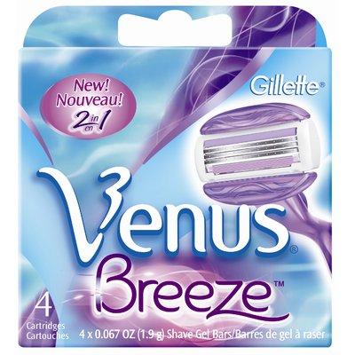 Foto Gillette Cargador Depilatorio Venus Breeze Pack 4 Unidades
