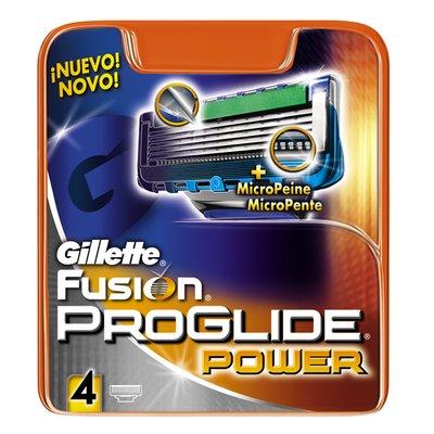 Foto Gillette Cargador Fusion Proglide Power Pack 4 Unidades