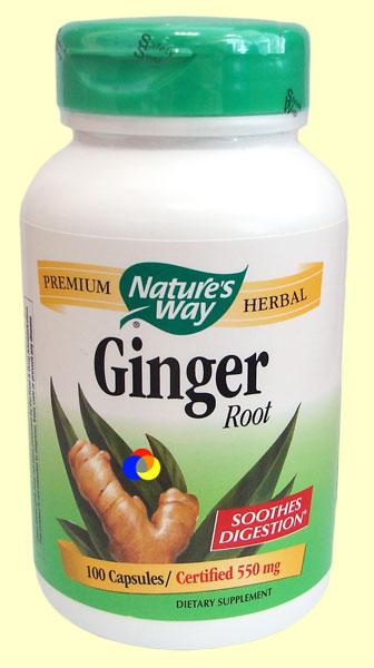 Foto Ginger Root - Nature's Way - 100 cápsulas