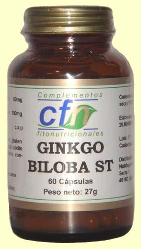 Foto Gingko Biloba st - CFN - 60 cápsulas