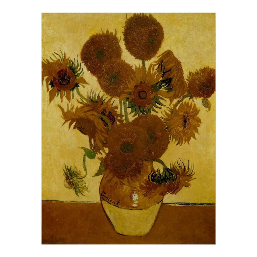 Foto Girasoles: 1888 de Van Gogh Posters
