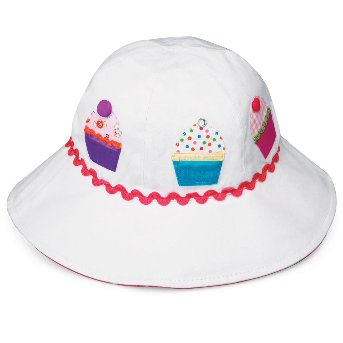 Foto Girls Wallaroo UV Sophia Hat White Cupcake 4-8 Years UPF50+