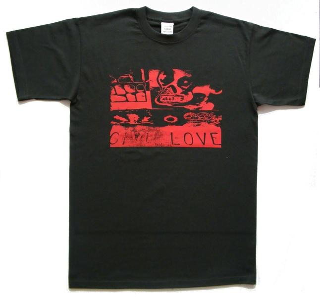 Foto Give Love - Camiseta Hombre/Unisex - Gris Oscuro